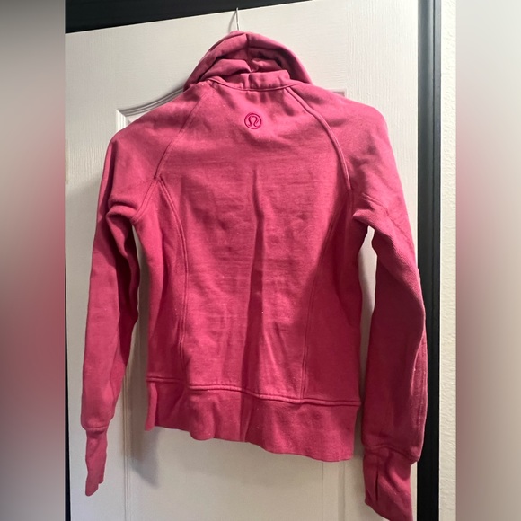 Hot pink lululemon zip up sweater sz 6 - Picture 3 of 3